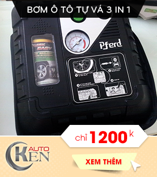 Bơm ô tô tự vá 3 in 1