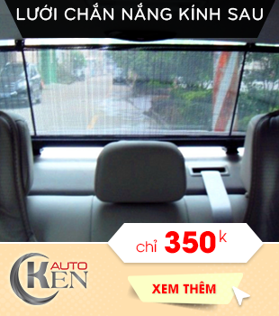 Lưới chắn nắng kính sau